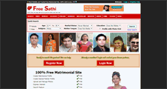 Desktop Screenshot of freesathi.com